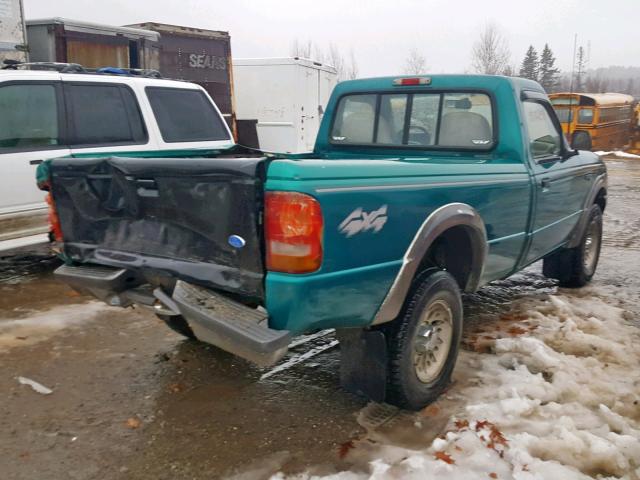 1FTCR11X3RTA05399 - 1994 FORD RANGER GREEN photo 4