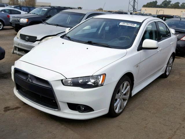 JA32U8FW6EU020260 - 2014 MITSUBISHI LANCER GT TWO TONE photo 2