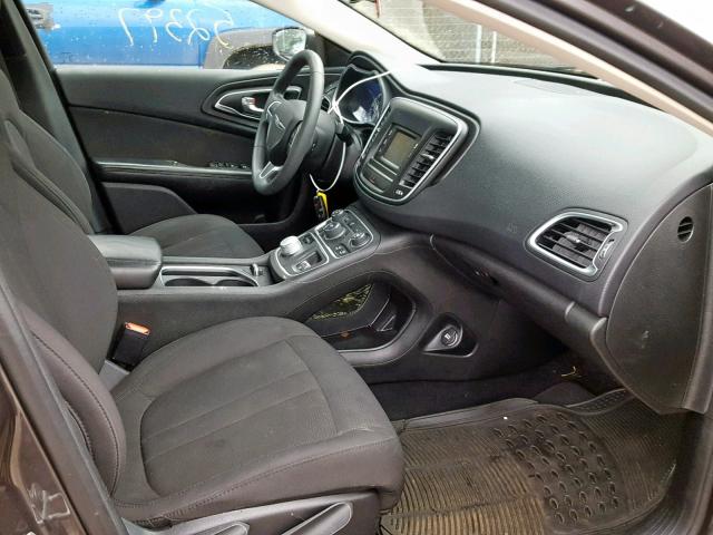 1C3CCCABXFN605469 - 2015 CHRYSLER 200 LIMITE GRAY photo 5