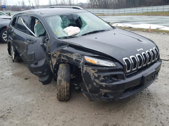 1C4PJLCB4EW154712 - 2014 JEEP CHEROKEE L GRAY photo 1