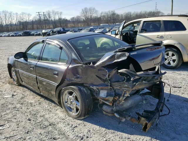 1G2NW52E73C132335 - 2003 PONTIAC GRAND AM G BLACK photo 3