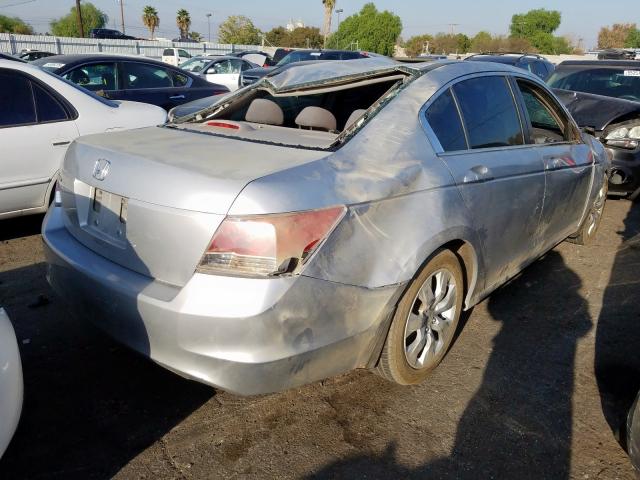 JHMCP26768C003308 - 2008 HONDA ACCORD EX SILVER photo 4