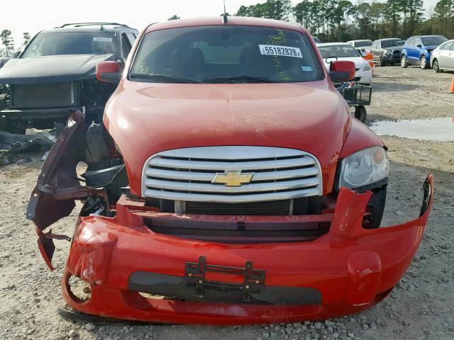 3GNBABFWXBS615803 - 2011 CHEVROLET HHR LT RED photo 9