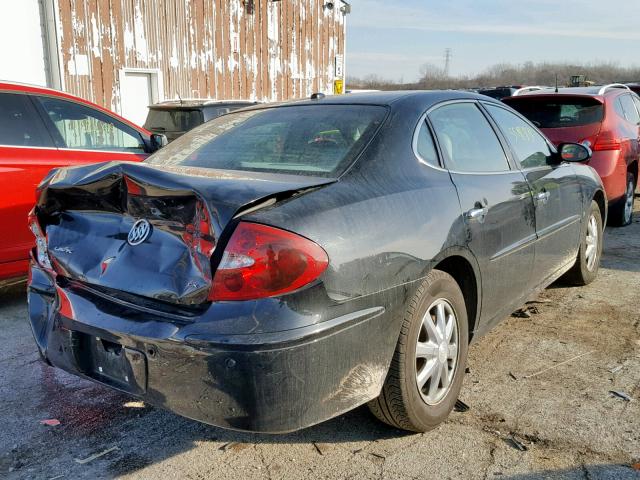 2G4WD582461247127 - 2006 BUICK LACROSSE C BLACK photo 4