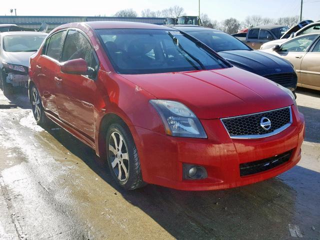 3N1AB6AP0CL773669 - 2012 NISSAN SENTRA 2.0 RED photo 1