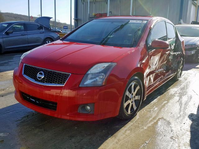 3N1AB6AP0CL773669 - 2012 NISSAN SENTRA 2.0 RED photo 2