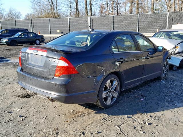 3FAHP0KC2AR151788 - 2010 FORD FUSION SPO BLACK photo 4