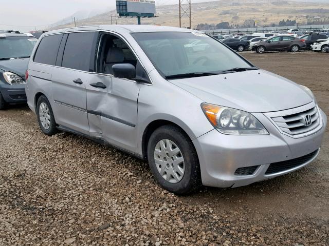 5FNRL3H20AB033119 - 2010 HONDA ODYSSEY LX SILVER photo 1