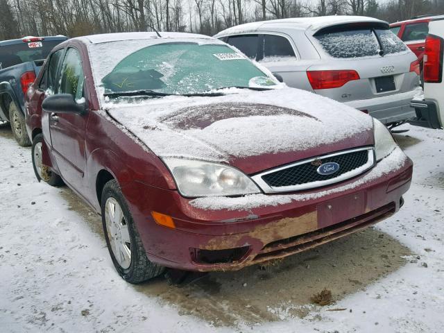 1FAFP34N06W118672 - 2006 FORD FOCUS ZX4 RED photo 1