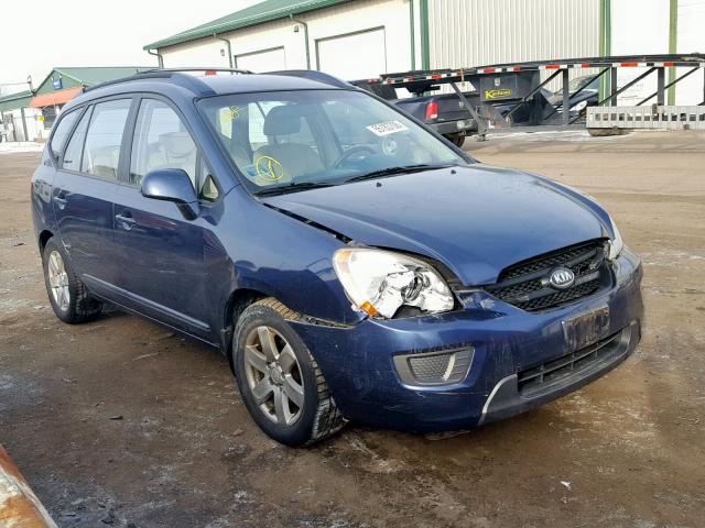 KNAFG526677056611 - 2007 KIA RONDO LX BLUE photo 1