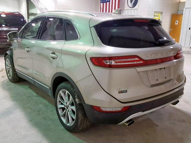 5LMCJ2A97FUJ12386 - 2015 LINCOLN MKC GOLD photo 3