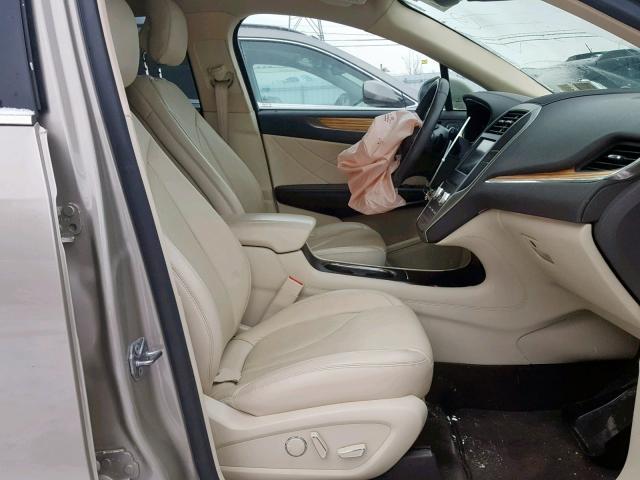 5LMCJ2A97FUJ12386 - 2015 LINCOLN MKC GOLD photo 5