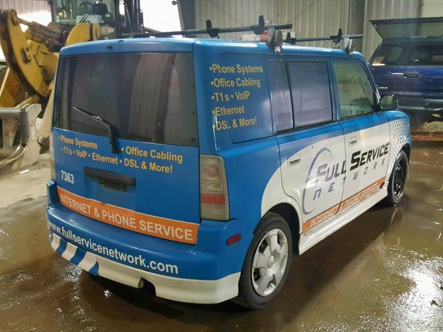 JTLKT324164127363 - 2006 TOYOTA SCION XB Сұр фото 4