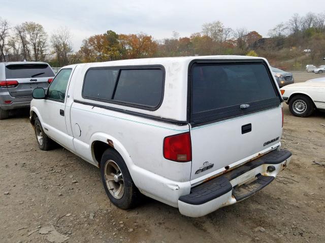 1GCCS1442W8181591 - 1998 CHEVROLET S TRUCK S1 WHITE photo 3