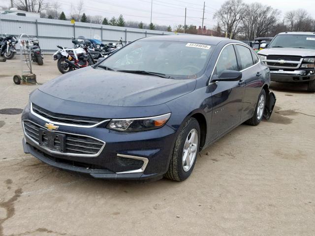 1G1ZB5ST8HF277275 - 2017 CHEVROLET MALIBU LS 蓝色 照片 2