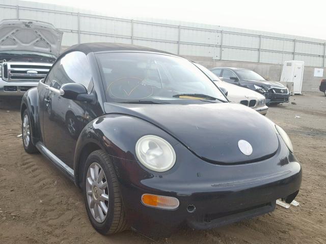 3VWCM31Y95M367827 - 2005 VOLKSWAGEN NEW BEETLE BLACK photo 1