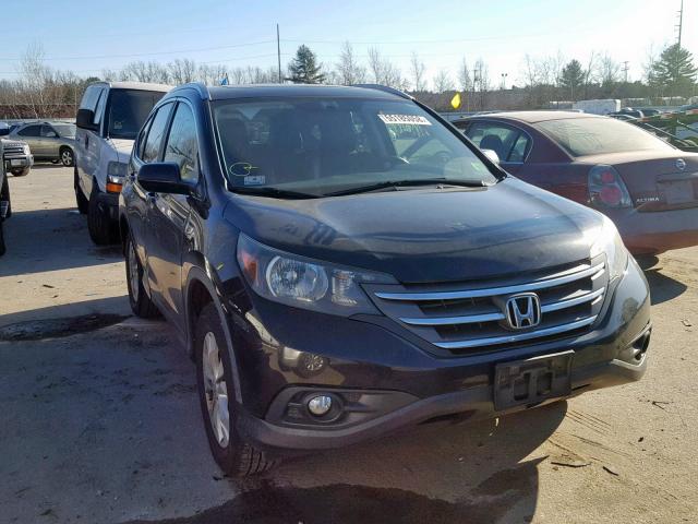 2HKRM4H71CH604247 - 2012 HONDA CR-V EXL BLACK photo 1