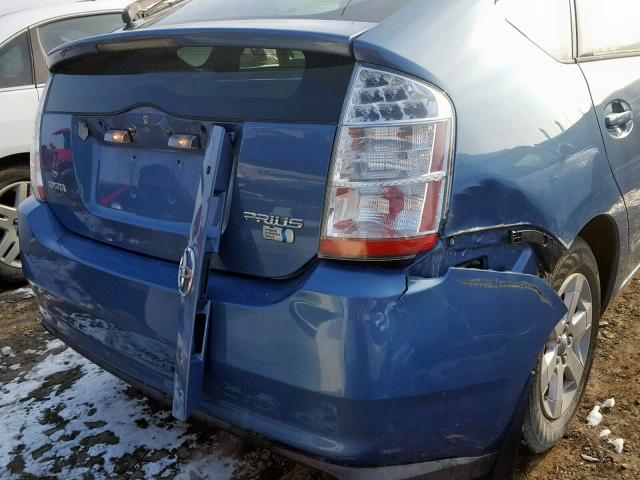 JTDKB20U167512206 - 2006 TOYOTA PRIUS BLUE photo 9