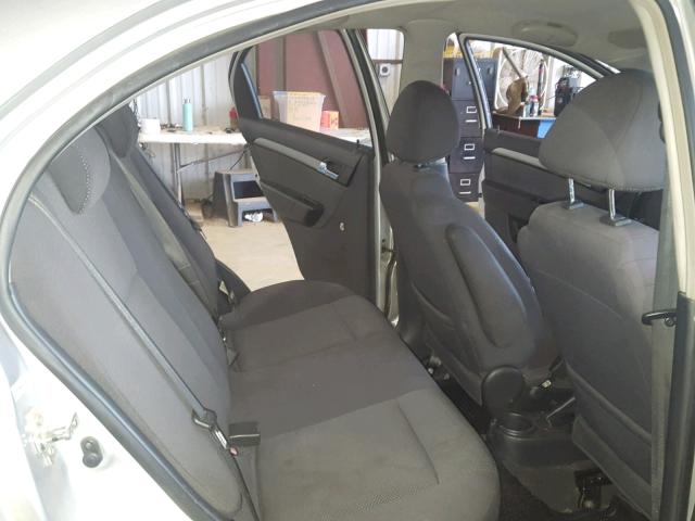 KL1TD56618B107060 - 2008 CHEVROLET AVEO BASE Gümüş foto 6