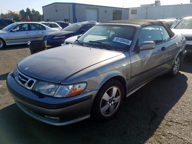 YS3DF78K137001564 - 2003 SAAB 9-3 SE SILVER photo 2