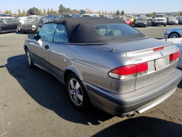 YS3DF78K137001564 - 2003 SAAB 9-3 SE SILVER photo 3