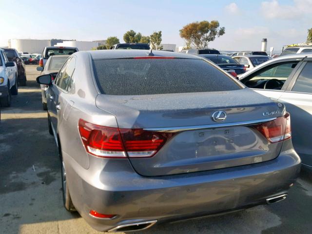 JTHBL5EF3D5115645 - 2013 LEXUS LS 460 GRAY photo 3