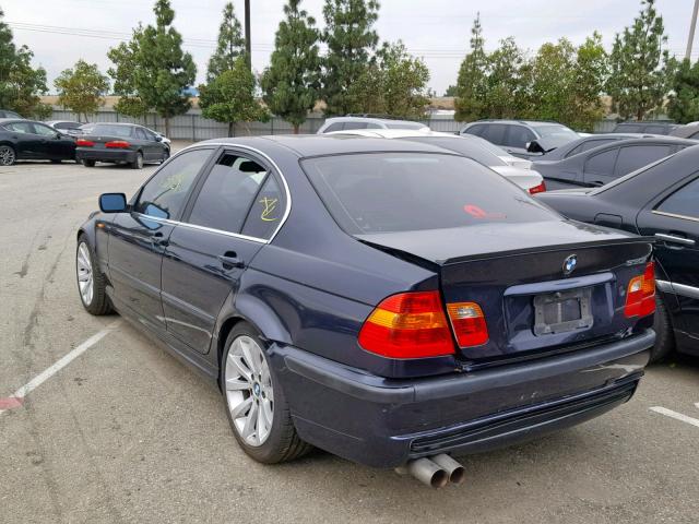 WBAEV534X3KM31924 - 2003 BMW 330 I BLUE photo 3