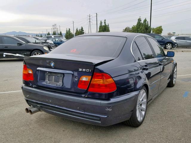 WBAEV534X3KM31924 - 2003 BMW 330 I BLUE photo 4