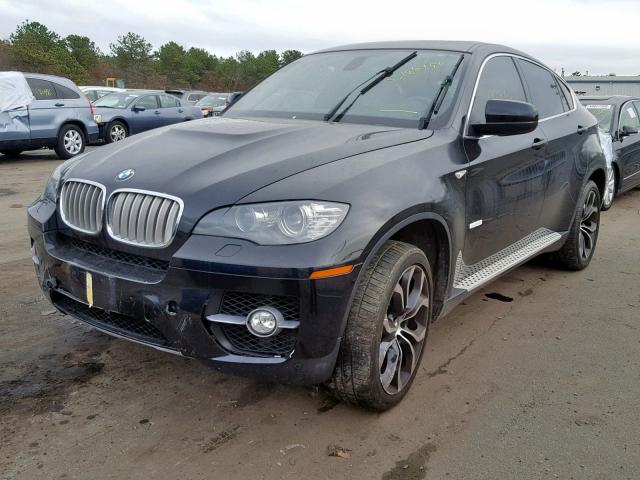 5UXFH0C50ALC66324 - 2010 BMW X6 HYBRID BLACK photo 2