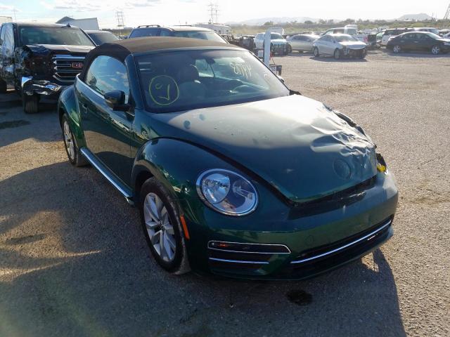 3VW517AT7HM814060 - 2017 VOLKSWAGEN BEETLE S/S GREEN photo 1