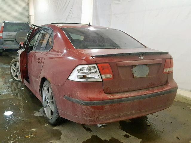 YS3FD45Y261023263 - 2006 SAAB 9-3 RED photo 3