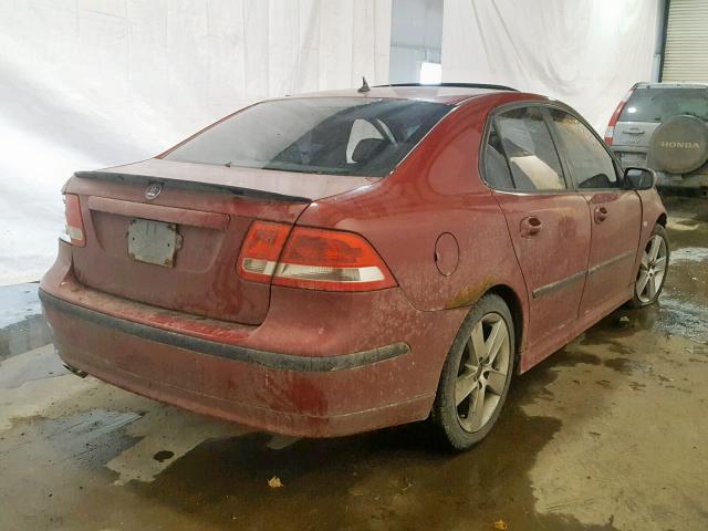 YS3FD45Y261023263 - 2006 SAAB 9-3 RED photo 4