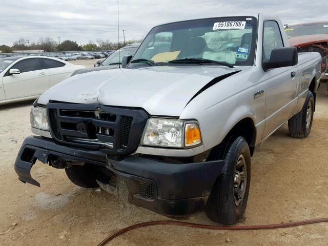 1FTYR11UX7PA61860 - 2007 FORD RANGER SILVER photo 2