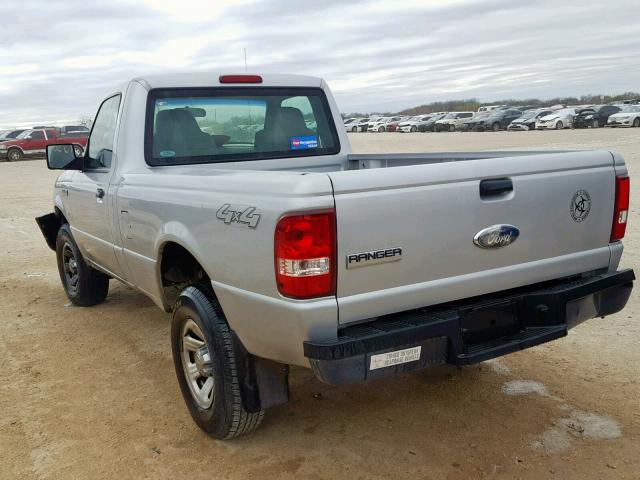 1FTYR11UX7PA61860 - 2007 FORD RANGER SILVER photo 3