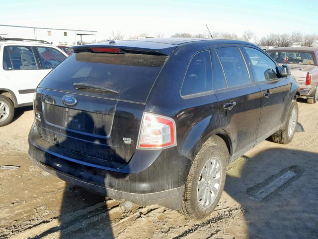 2FMDK48C47BB50344 - 2007 FORD EDGE SEL BLACK photo 4