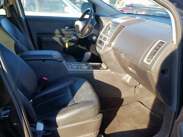 2FMDK48C47BB50344 - 2007 FORD EDGE SEL BLACK photo 5