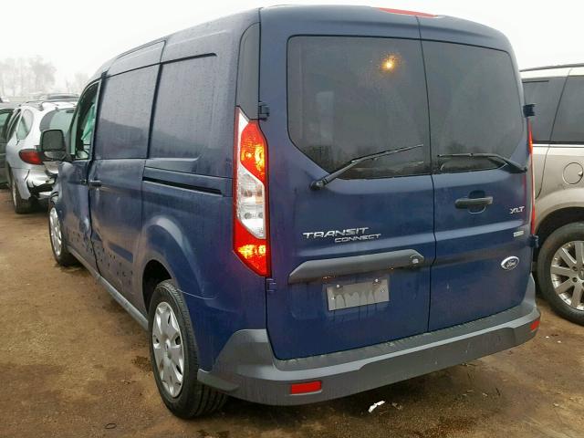 NM0LS7FX6G1273711 - 2016 FORD TRANSIT CO BLUE photo 3