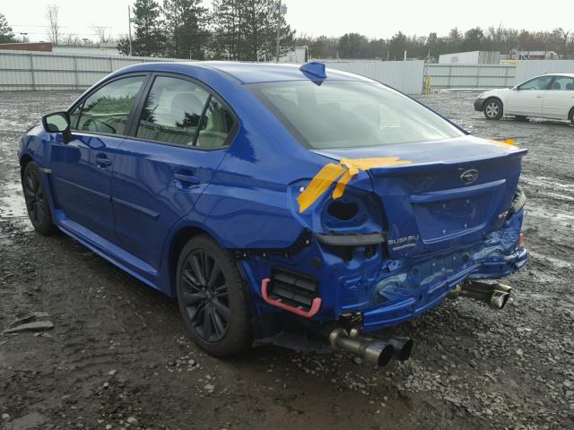 JF1VA1A66J9825202 - 2018 SUBARU WRX BLUE photo 3