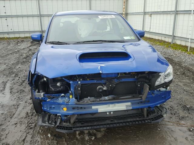 JF1VA1A66J9825202 - 2018 SUBARU WRX BLUE photo 9