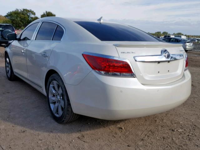 1G4GC5EG3AF248391 - 2010 BUICK LACROSSE C WHITE photo 3