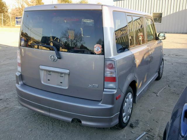 JTLKT324364105882 - 2006 TOYOTA SCION XB Сұр фото 4