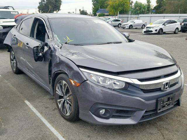 2HGFC1F7XHH632220 - 2017 HONDA CIVIC EXL GRAY photo 1