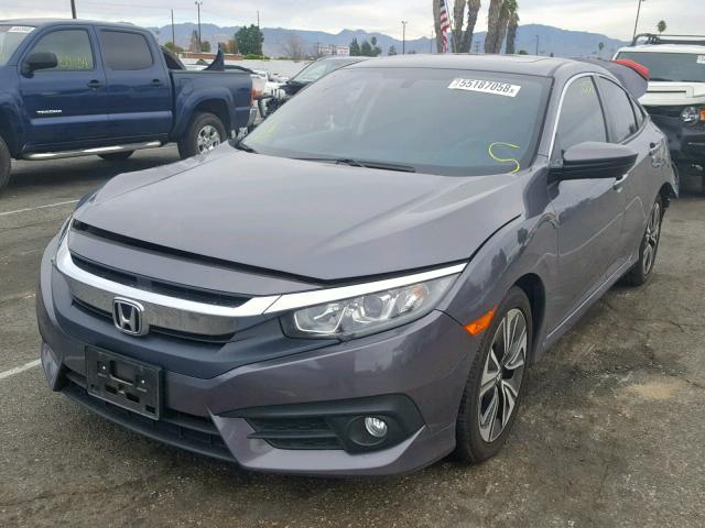 2HGFC1F7XHH632220 - 2017 HONDA CIVIC EXL GRAY photo 2