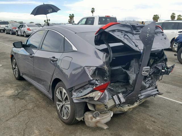 2HGFC1F7XHH632220 - 2017 HONDA CIVIC EXL GRAY photo 3