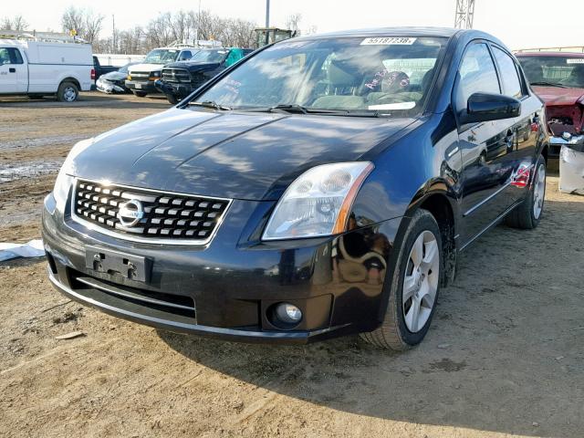 3N1AB61E48L764141 - 2008 NISSAN SENTRA 2.0 BLACK photo 2