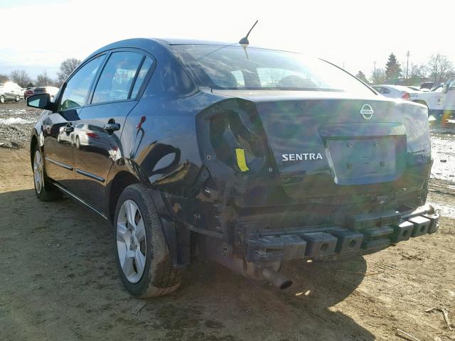 3N1AB61E48L764141 - 2008 NISSAN SENTRA 2.0 BLACK photo 3