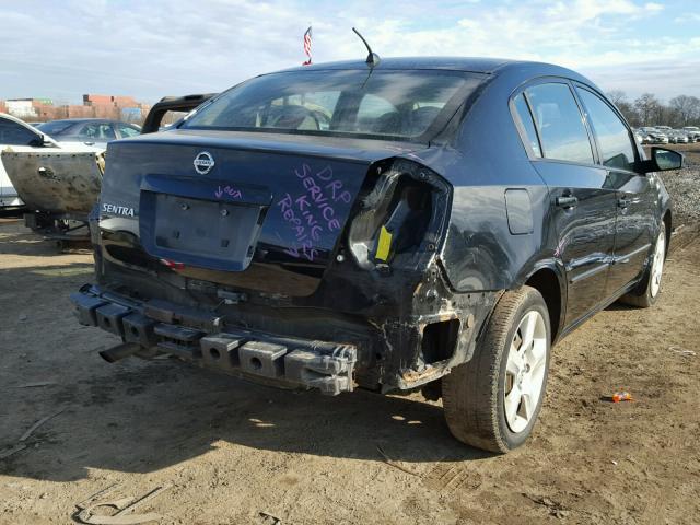 3N1AB61E48L764141 - 2008 NISSAN SENTRA 2.0 BLACK photo 4