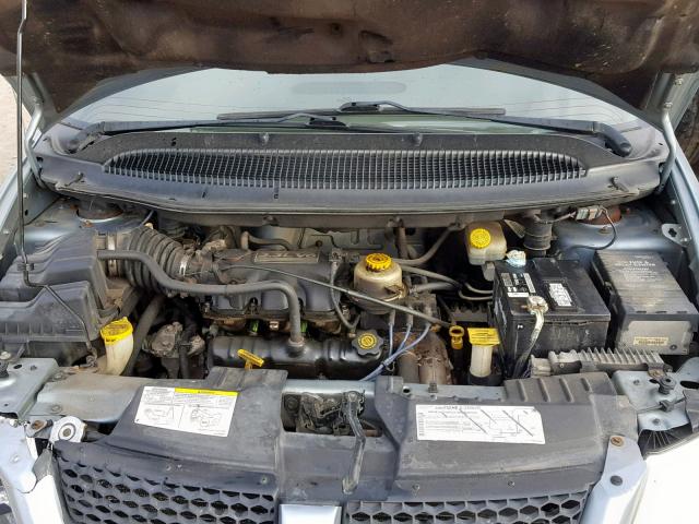 1D8GP253X3B234200 - 2003 DODGE CARAVAN SE BLUE photo 7