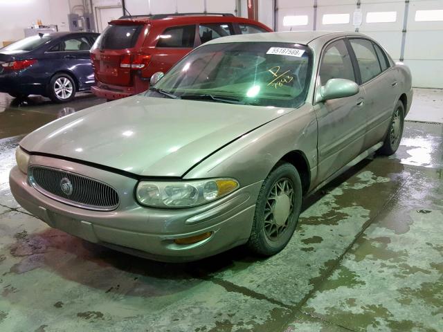 1G4HR54K51U147843 - 2001 BUICK LESABRE LI TAN photo 2