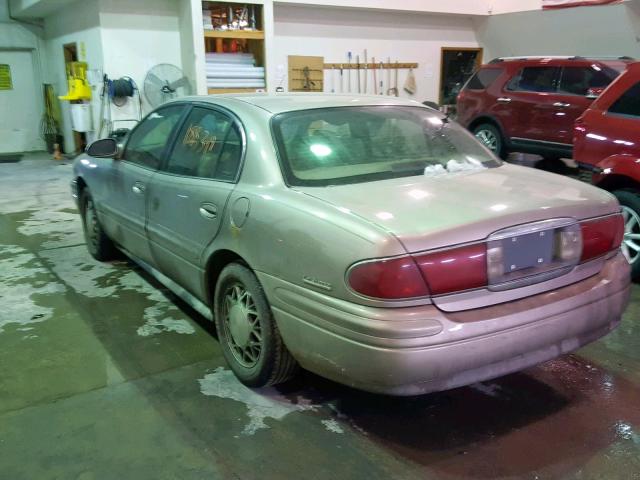 1G4HR54K51U147843 - 2001 BUICK LESABRE LI TAN photo 3